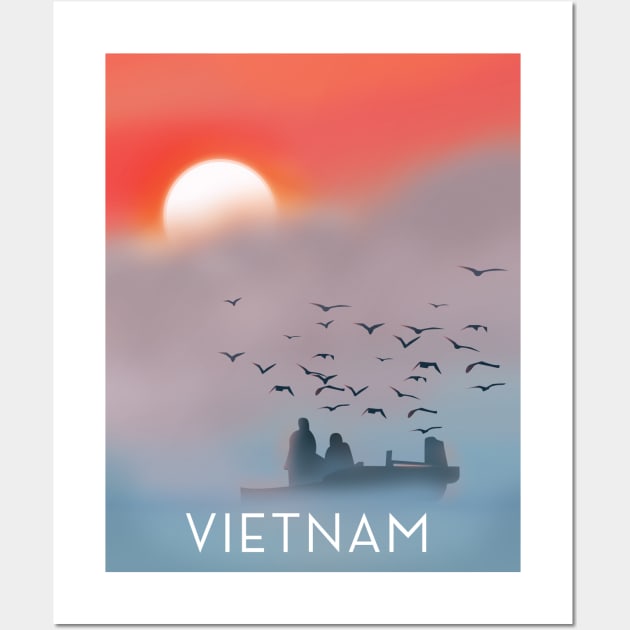 Vietnam Sunset Wall Art by nickemporium1